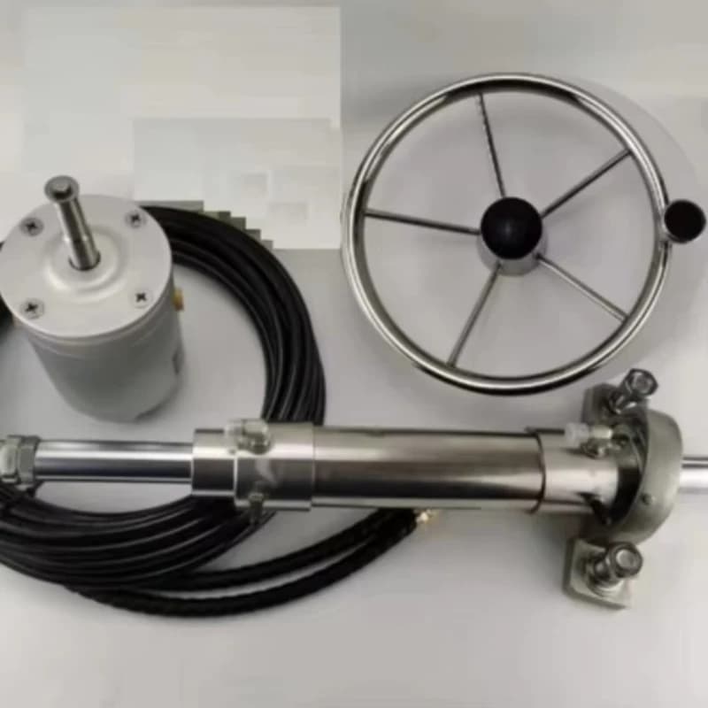 Yacht/marine hydraulic inboard, engine steering system cylinder/pump/tube
