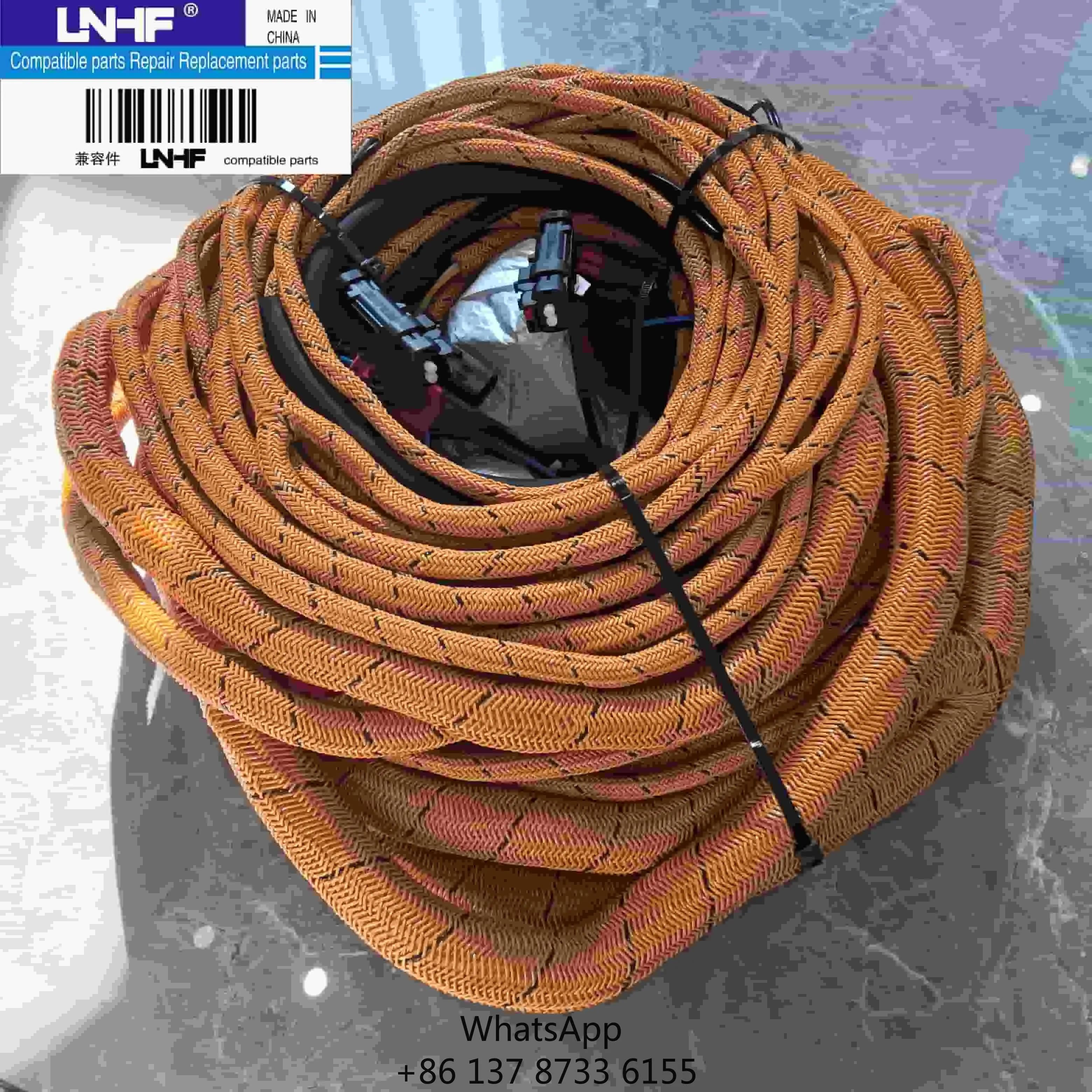 LNHF Excavator E323D E320D2 Cable 3886841 Engine Injector Plug Wiring Harness Excavator For 3886841 For 388-6841 Spare Parts