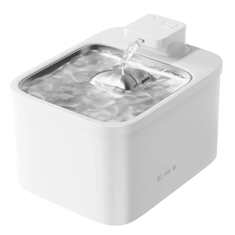 Elecpet 4L APP Control Cat Fountain Stainless Steel Water Plate Dog Water Dispenser