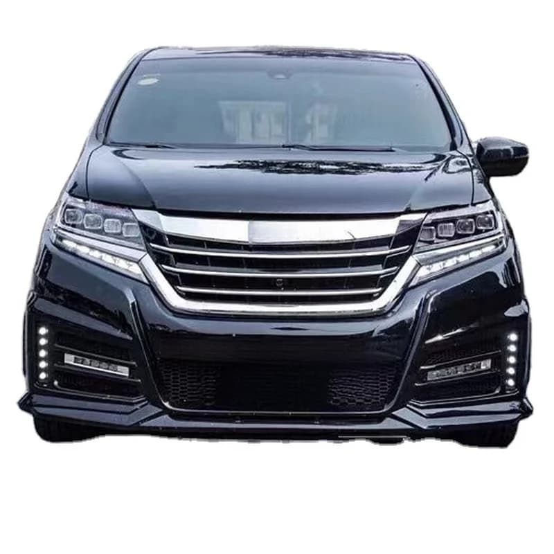High Quality ABS Plastic Body Kit Front Rear Bumper Spoiler Exterior Upgrade Modification Accessories Fit for Elysion