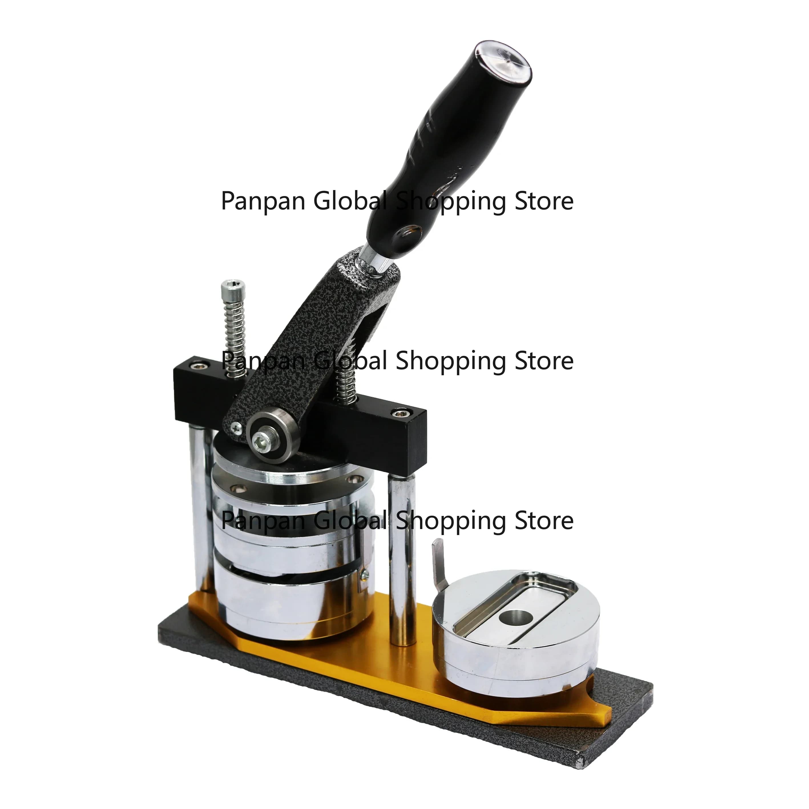 name tag 68*24mm size Rectangle button maker with paper cutter and 1000pcs 68*24mm pin badge component