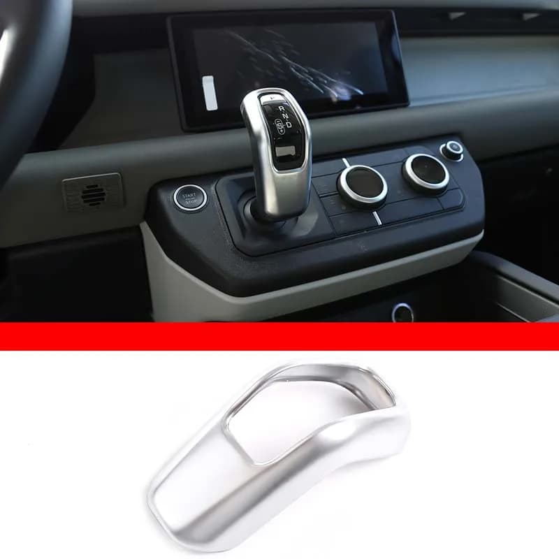 Gear Shift Knob Trim Cover Car Transmission Shifter Head Protector Shell Car Supplies For Land Rover Defender L663 2020-2023
