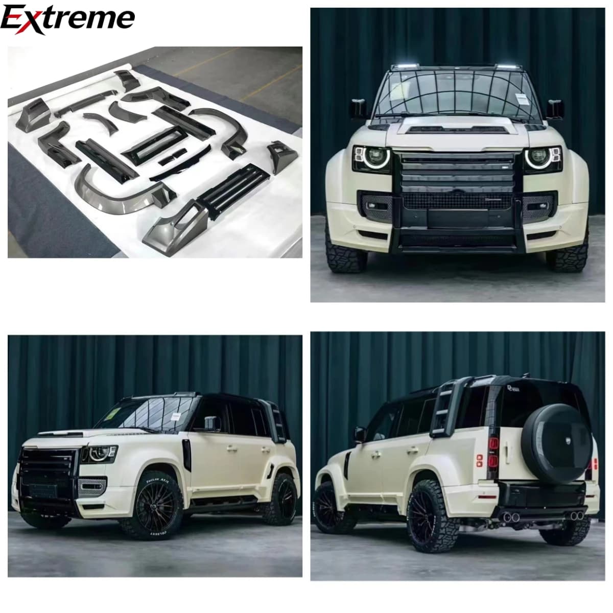 Hot Selling Bumpers Body Kit for Land Rover Defender 90/110/130 2019+  Change to Lumma.