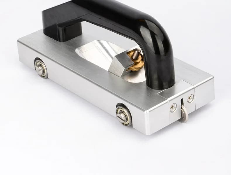 For PVC Plastic Floor Slotting Knife Guide Wheel Floor Leather Welding Construction Tools Manual Slotter