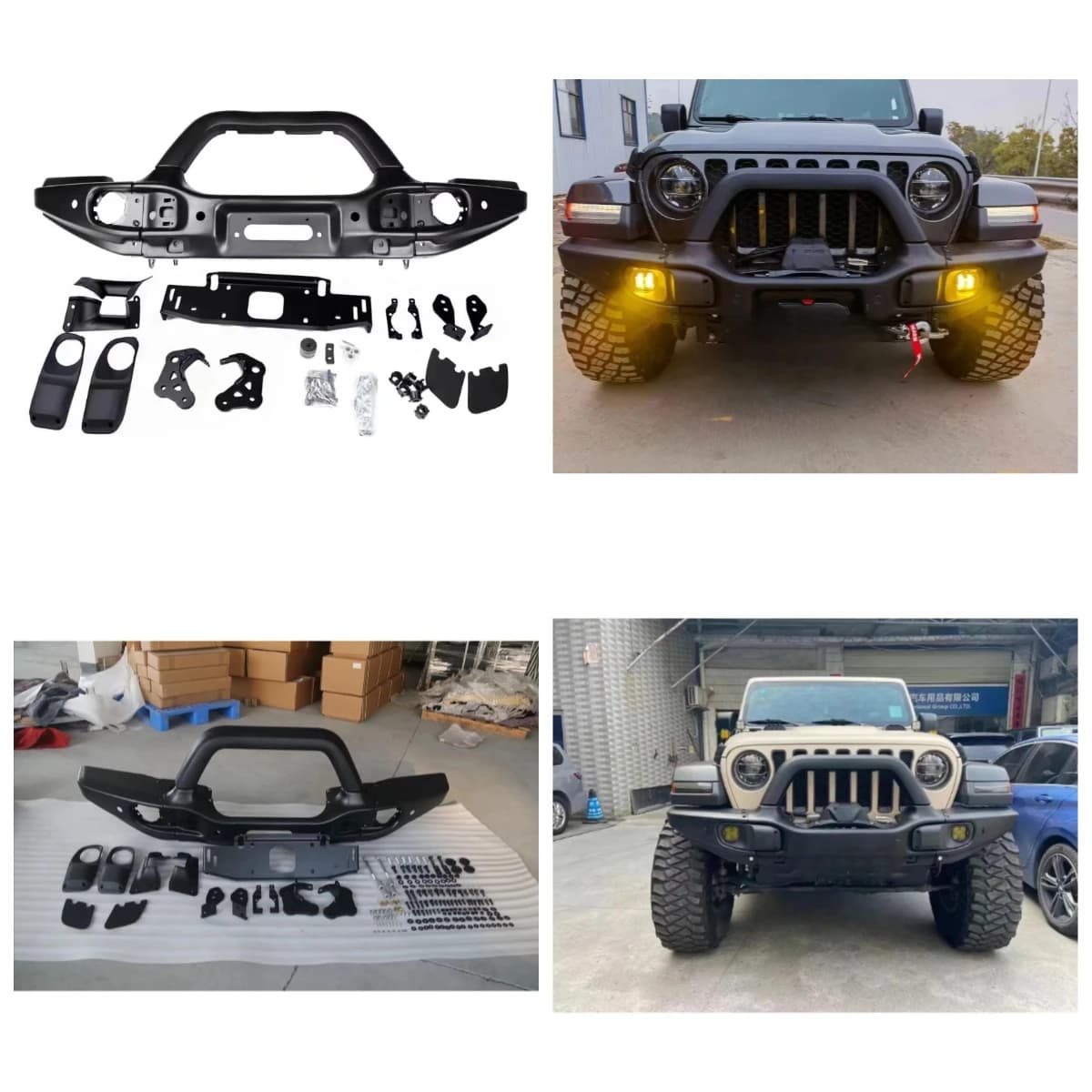 Stlf Best Selling XDS Best Selling Front Bumper Full Width With Parking Sensor For Wrangler JL & Gladiator JT