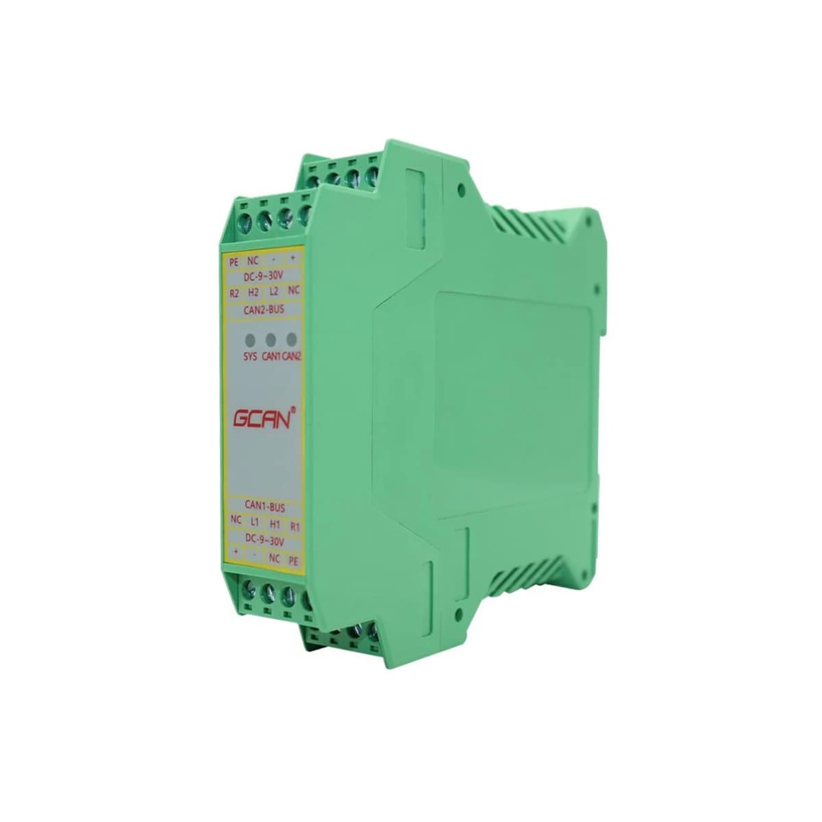 CAN bus Relay Module GCAN-226 is a High-performance CANbus Communication Relay Module Integrating 2 CAN Interfaces
