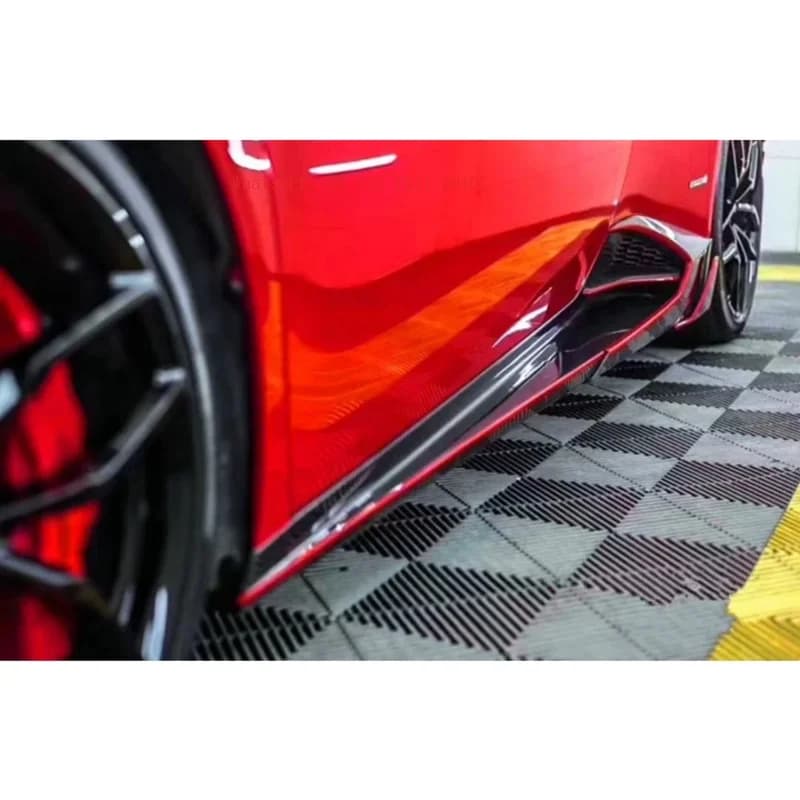 Carbon Fiber Car Side Skirt  Body Kit f