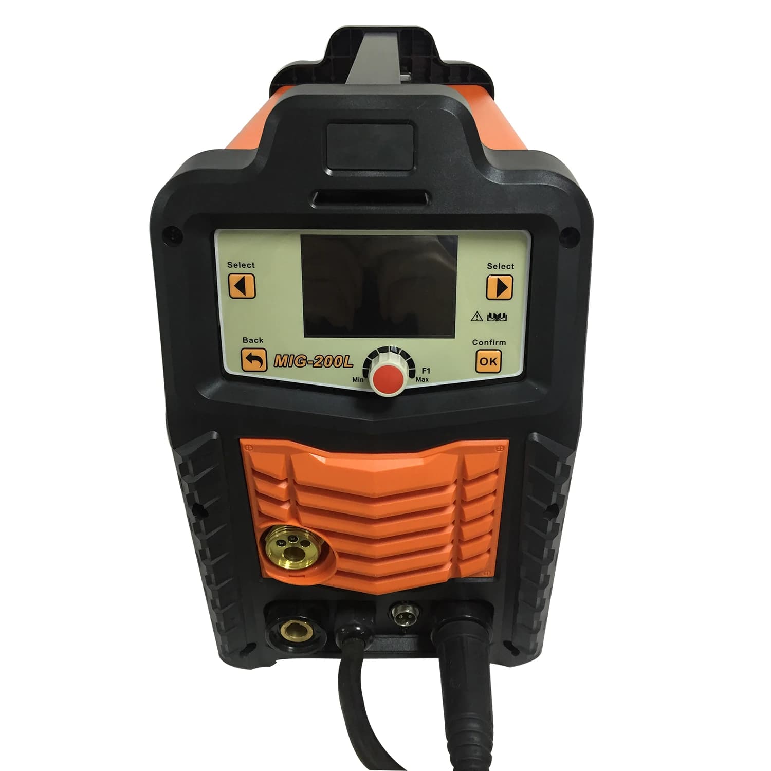 Double Pulse Multi Function LCD Panel MIG TIG MMA Welder 16KGS Feeder 3-Phase Model MIG200L 200A 0.8-1.2mm Wire for Steel/Cast