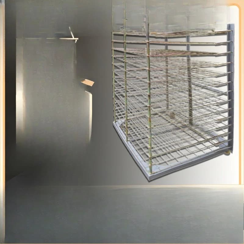 Melaleuca rack 13 layers, movable warehouse shelves, silk screen to dry and dry