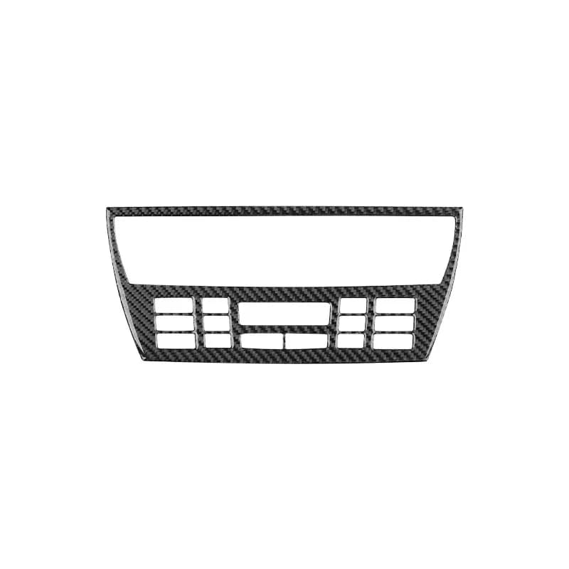 For 04-10 BMW X3E83 Carbon Fiber Central Control CD Panel Outer Frame Decorative Sticker Interior Modification Accessories