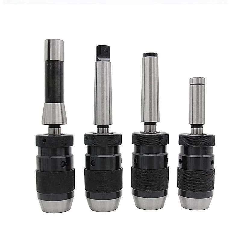 Taper -Fitting Drilll Chuck 13mm Inch Size  1/2" JT33 Keyless Drill Chucks with R8 MT Drill Arbors