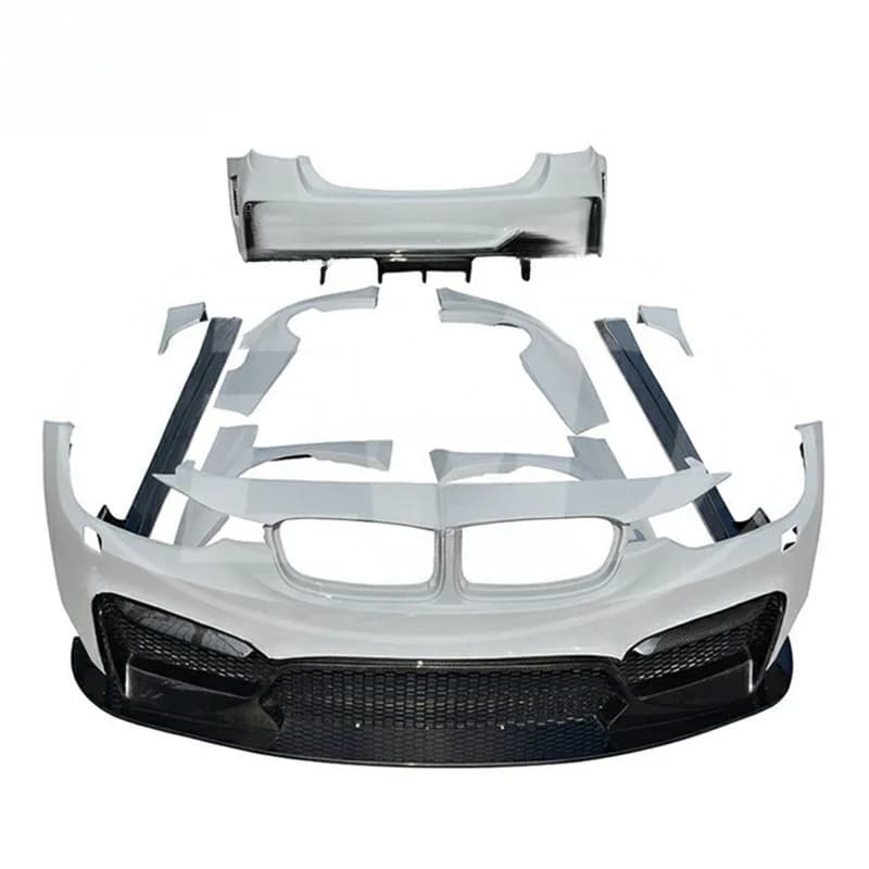 High Quality Evd Style Half Carbon Fiber Wide Body Kits For 3 Series F30 2012-2018 Auto Exterior Modification Accessories