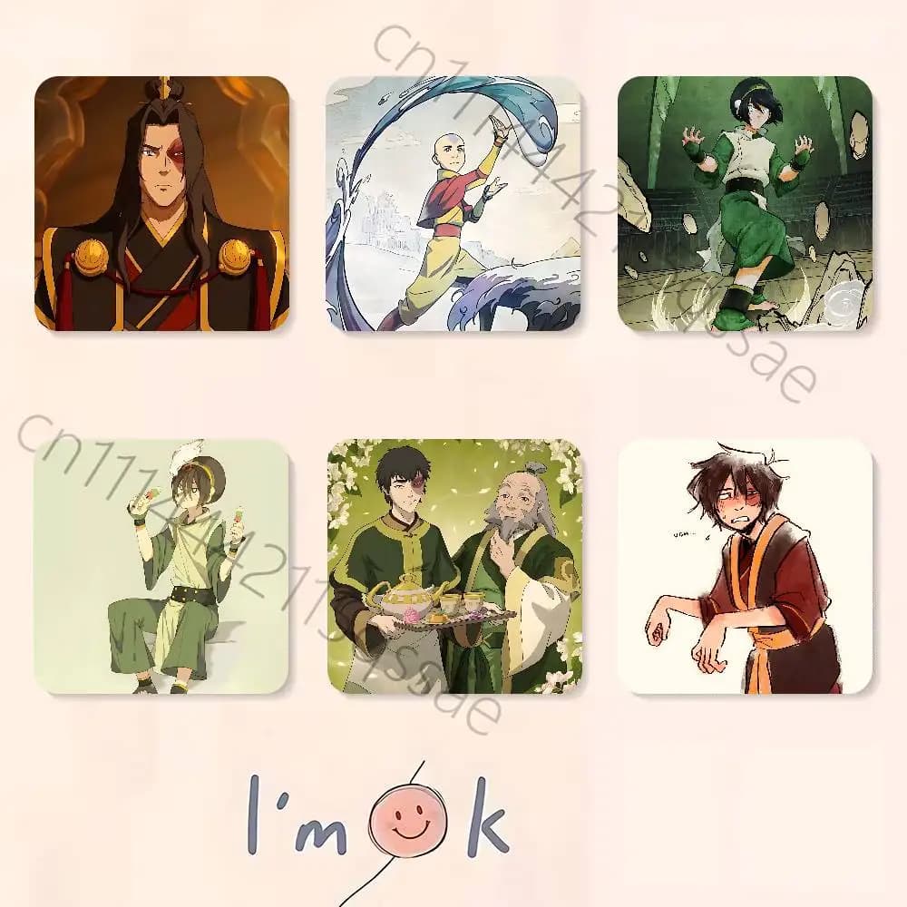 Arc of Growth Zuko and Toph Refrigerator Magnet Creative Kitchen Home Decoration Magnetic Decor Festival Gifts Multi Scene Use