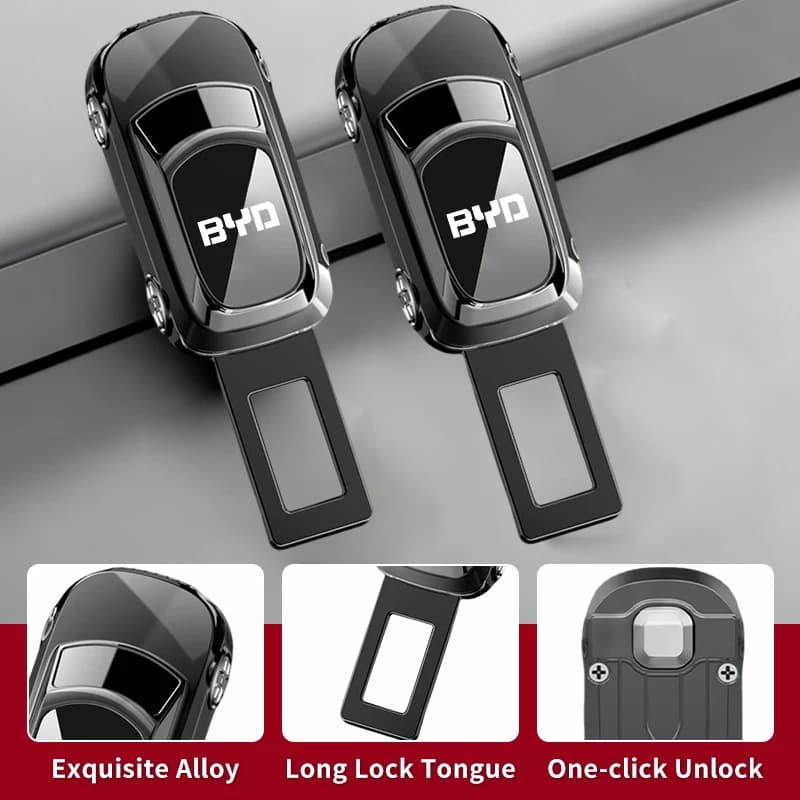 Car Seat Belt Clip Extender Safety Seatbelt Lock Buckle Plug For BYD F3 I3 F0 F6 S6 S8 E5 E6 G3 G6 L3 M6 S7 Tang Song Qing Yuan