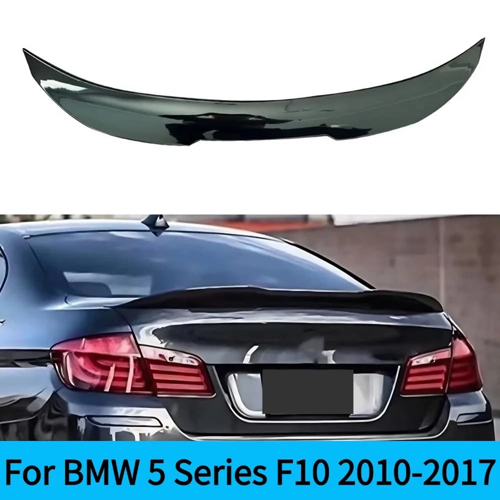 For BMW 5 Series F10 F18 M5 520i 525i 528i 530i 535i 2010-2017 PSM Style Racing Sport Tail Wing Spoiler Rear Trunk Spoiler Acces