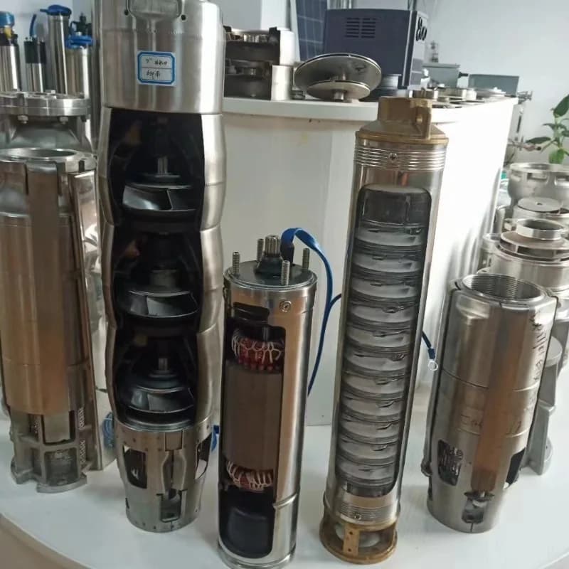 All stainless steel submersible pump, agricultural high lift deep well submersible pump 220V/380V pumping hot spring pump