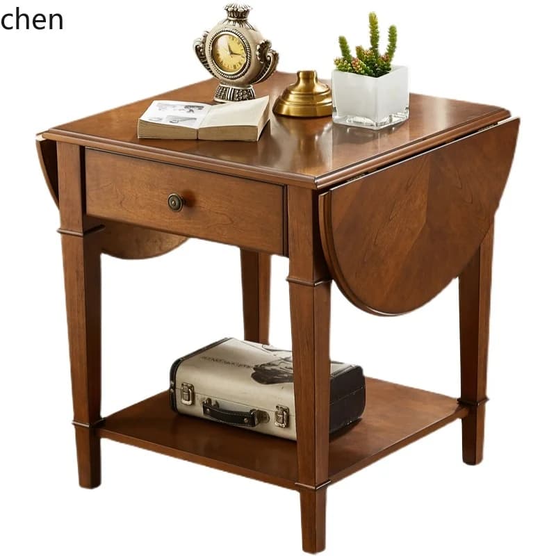 YFY  foldable table sofa side function table living room phone  small square table