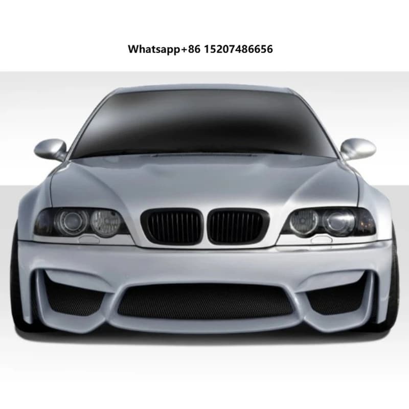 Fit  E46 Bumper Suitable for 3 Series E46 Modified M 3 Front Bumper Rear Bumper Body Kit