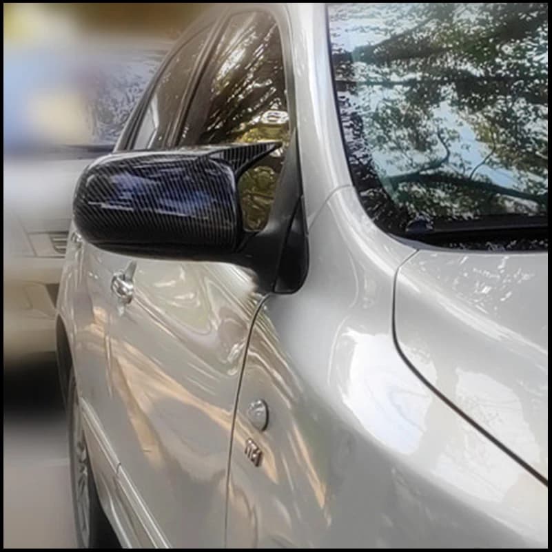For Toyota Corolla 2009~2013 Rearview Mirror Cover Cap Sticker Trim With Horn Car Style Vehicles Auto Accessories Parts