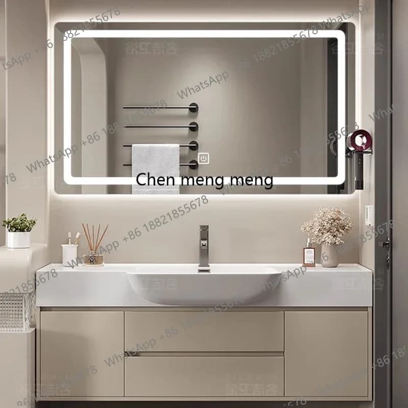 Toilet Mirror Bathroom Cabinet Dressers Accessories Display Unique Safe European Cupboard Vintage Archivadores Hotel Furniture