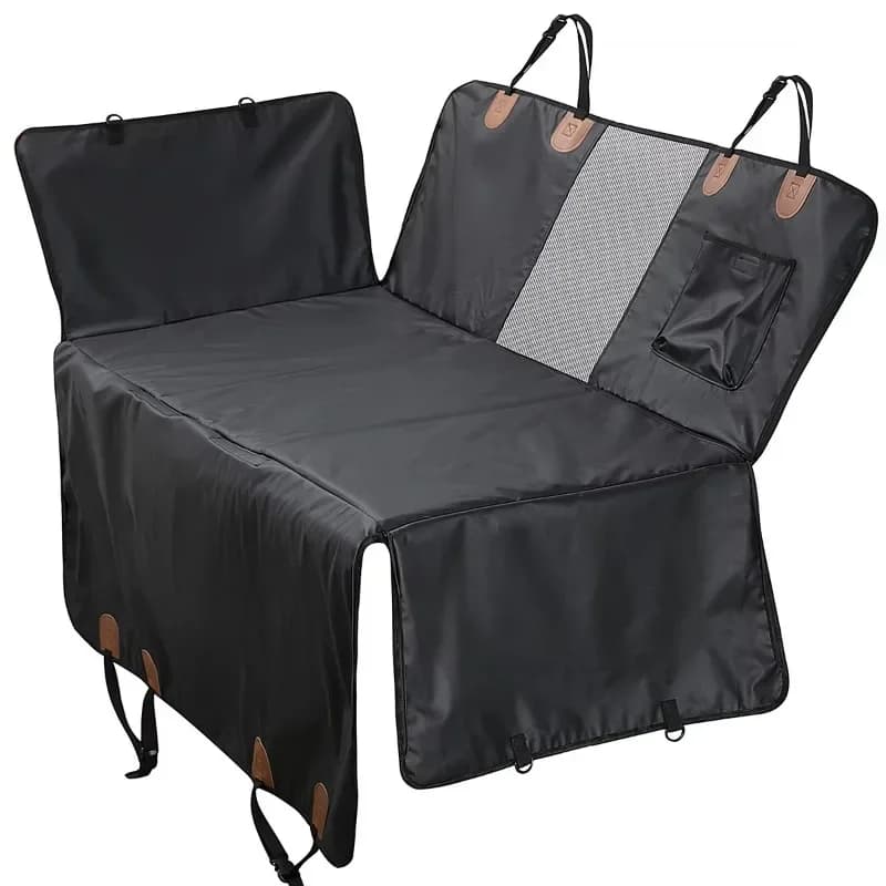 Dog Rear Seat Cover Extra Large Belt Seat Belt Hard Bottom Car Rear Seat Dog Fits All Cars