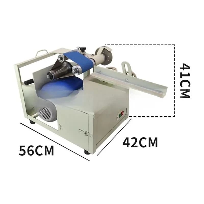 Electric Groove Machine Portable Stainless Steel Round Tube Grinding Machine Stair Handrail Oblique Sliding Workbench