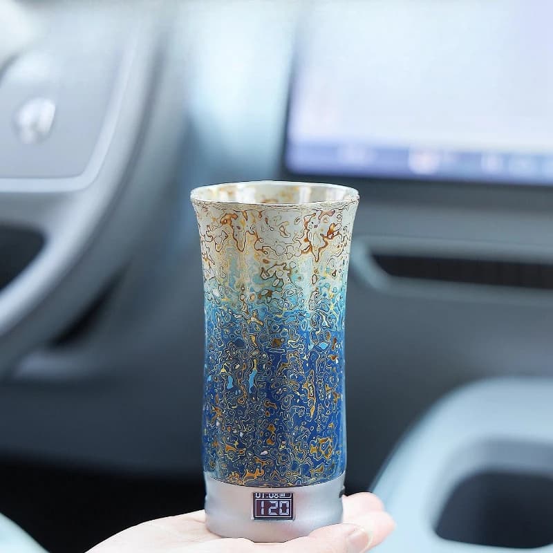 Pure handmade large paint electronic incense burner household indoor electric incense agarwood burner scraps oil burner