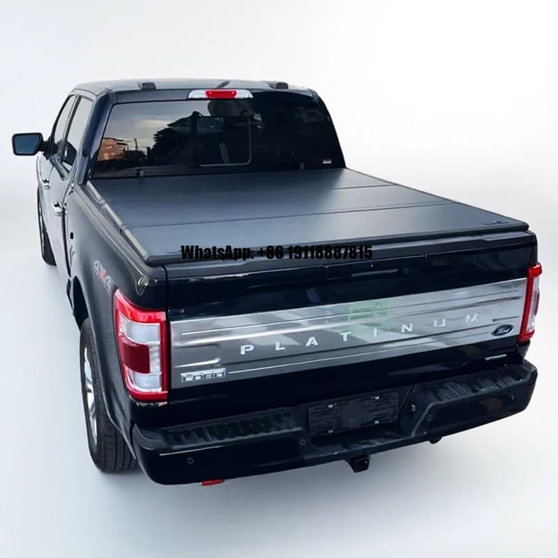 Three-Fold Pickup Truck Rear Cover for Raptor F150 Auto Parts for Modifying for Ford Pickup Truck's Trunk Cover