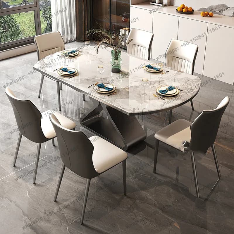 Luxury Aesthetic Dining Table Nordic Creative Classic Versatile Dining Tables Simple
