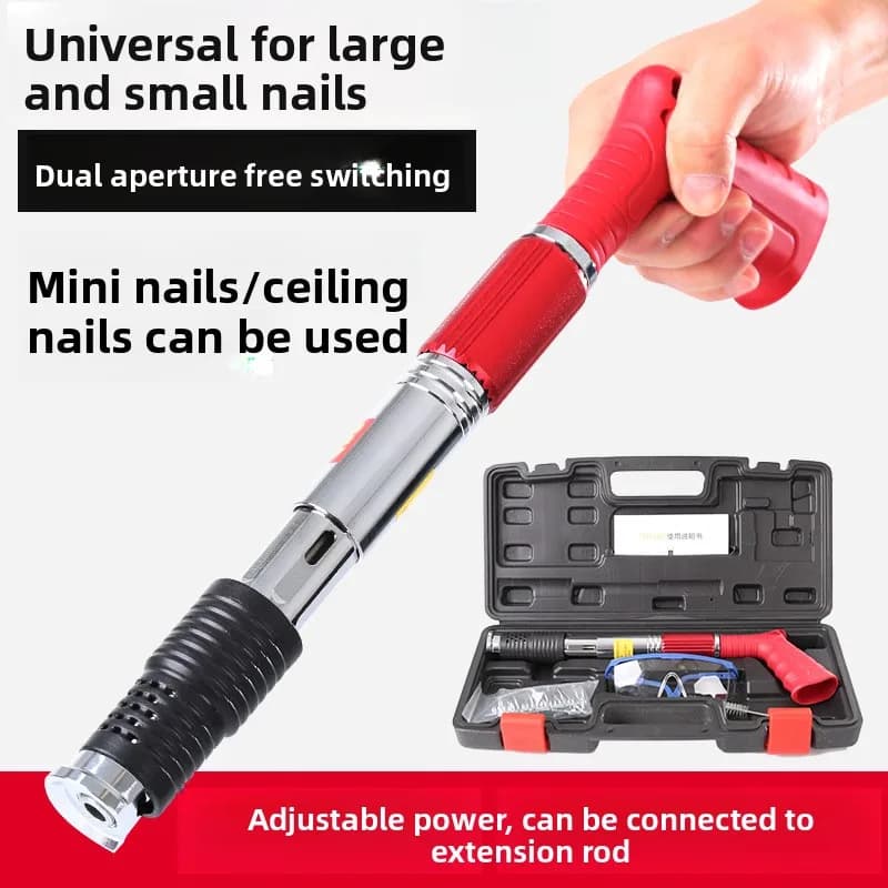Nail guns, water and electricity installation woodworking ceilings, and large and small nails are all universal.