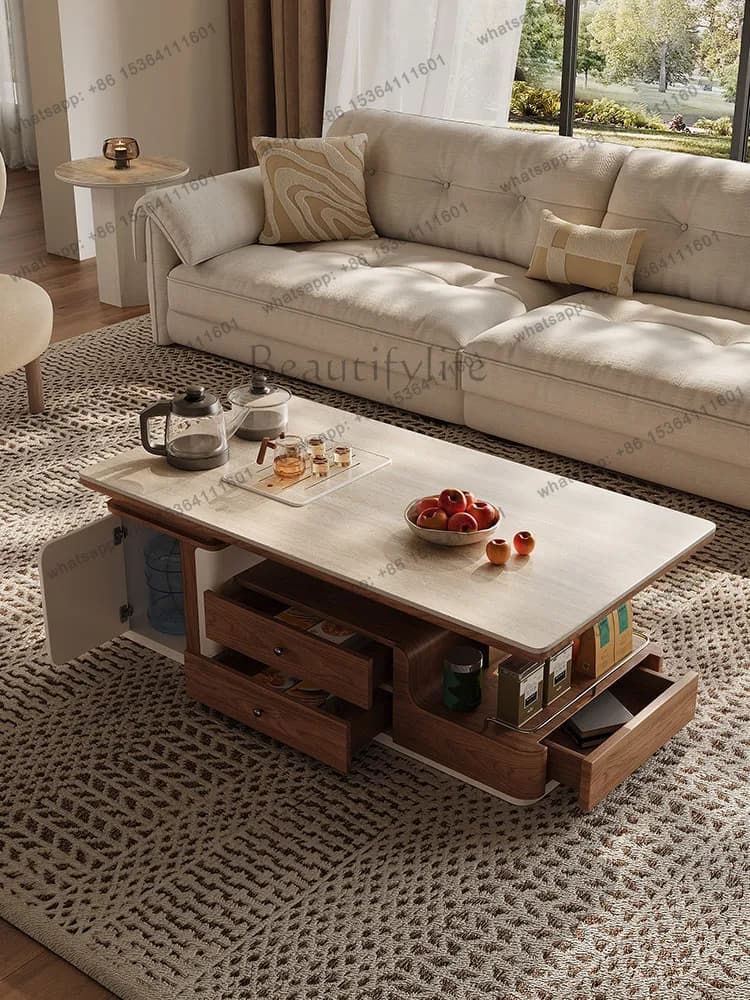 Living room coffee table household modern simple tea integrated high-end atmosphere