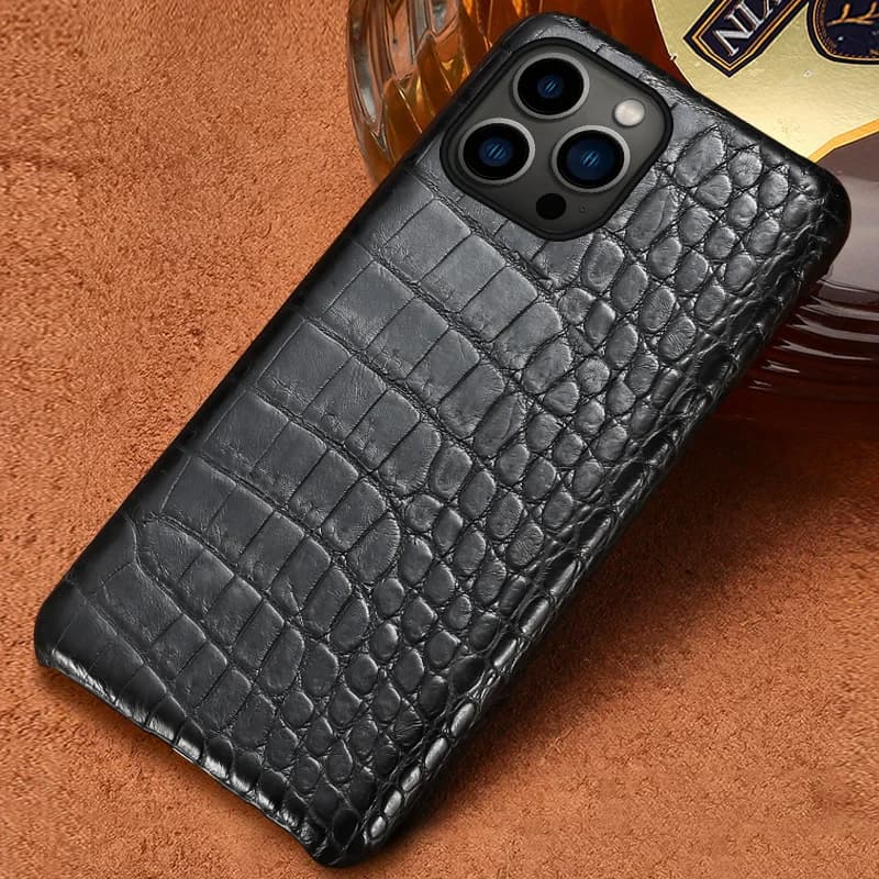 100% Genuine Leather Phone Case For iPhone 17 16 15 11 12 13 14 16 18 Pro Max 18Pro Plus Luxury Shockproof Back Cover
