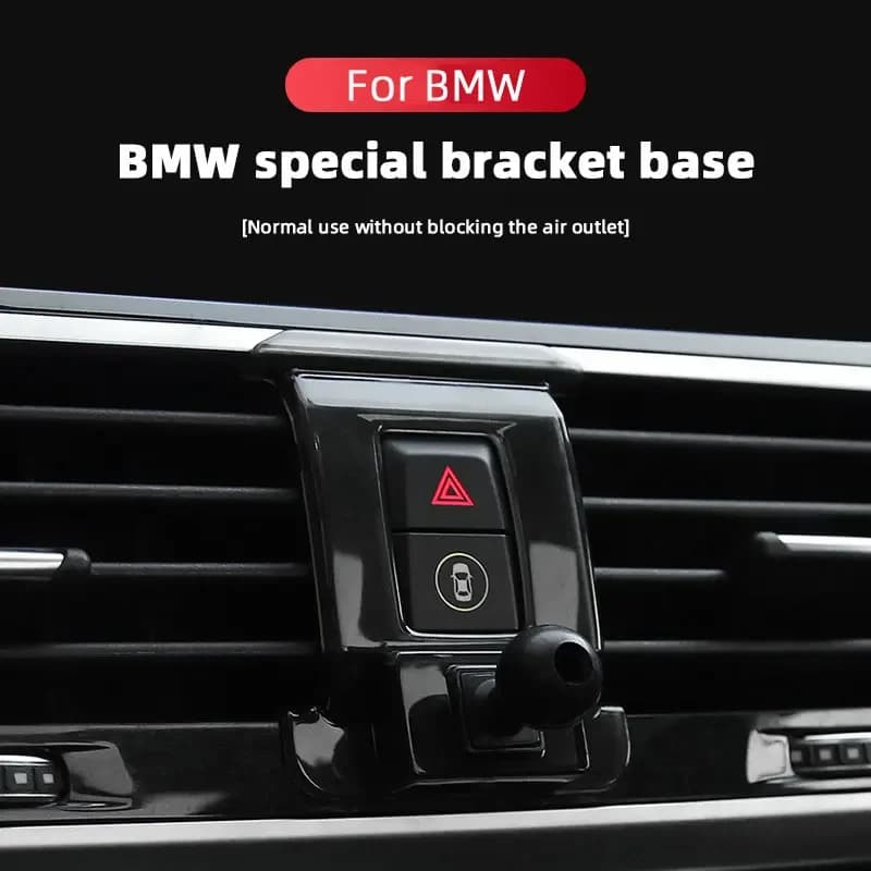 For BMW 3 5 7 Series X2 X3 X4 X5 X6 X7 E46 E60 E90 F10 F30 G20 Car Mobile Phone Holder Base Fixed Air Outlet Bracket Accessory
