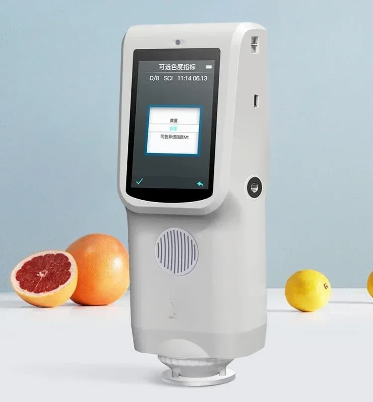 Color Difference Meter CR8 Color Tester Liquid Powder Paste Color Reader Can Be Used In Conjunction With PC And APP Software