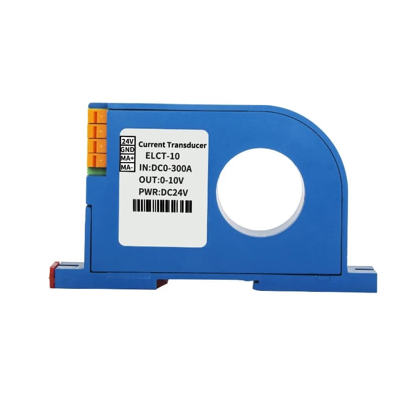 DC Current Transmitter 4-20mA 0-10V Current Sensor Transmitter RS485 20mm 25mm 300A 200A 400A DC Hall Current Transducer