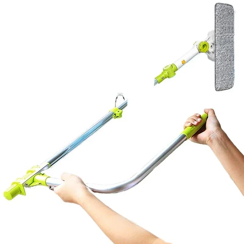 glass cleaning artifact household high-rise window telescopic double-sided window