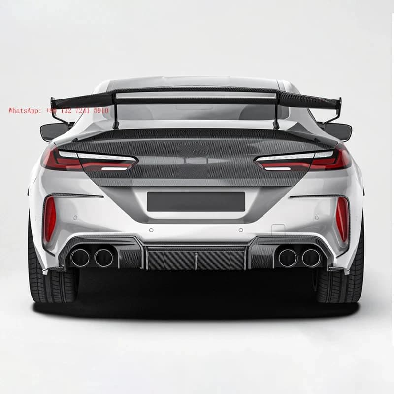 Hongsheng High-Quality OEM Style Prepreg Dry Carbon Fiber Rear Trunk Lid for  M8 F92 2 Doors Hard Top Body Kit Exterior Part