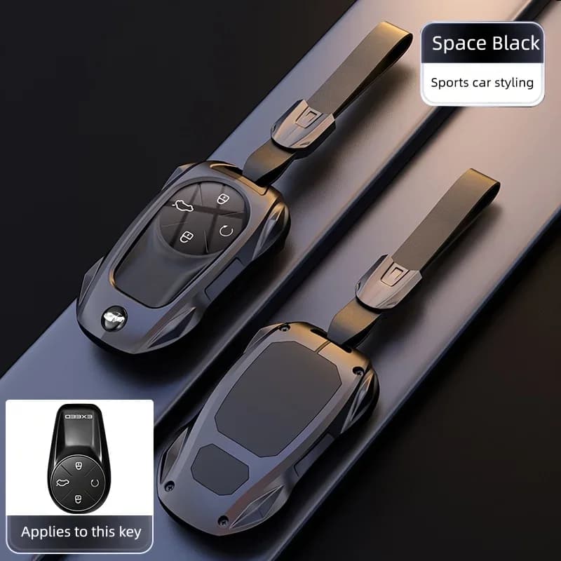Car Key Fob Case Protective Shell Suitable for 2025 EXEED Lanyue Lingyun Yaoguang Pursuit PHEV with Keychain Bag