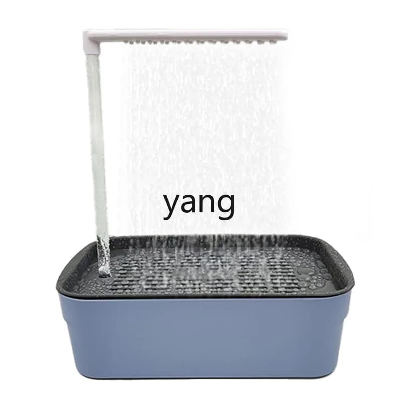 LMM automatic circulating water electric bath basin large tiger skin peony black wind shower room