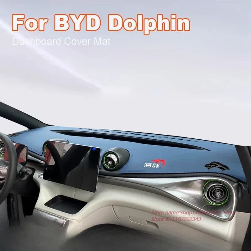 For BYD Dolphin central control Dashboard Pad Light Avoiding Pad sunshade sunscreen car interior insulation and anti-reflection