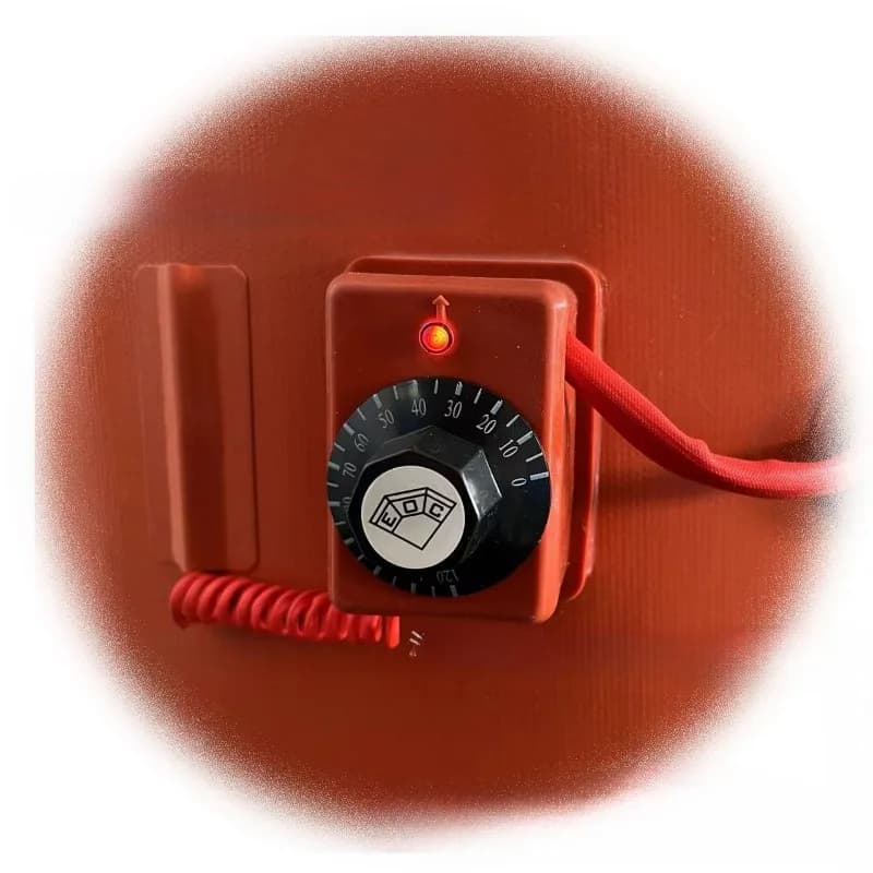 Heating Belt 200L Adjustable Temperature Cylindrical Thawing Insulation Silicone Rubber Oil Drum Live