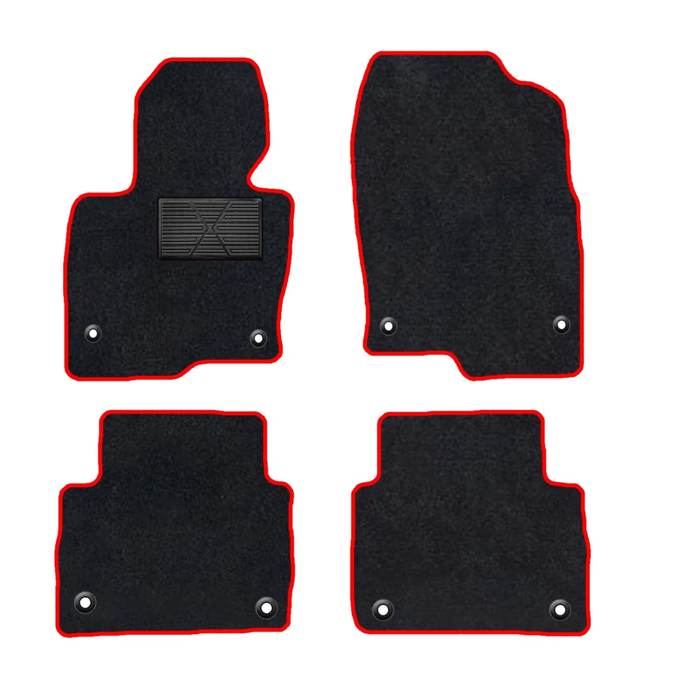 For Mazda CX5 CX-5 2017–2025 KF Car-Specific Mats Floor Mats Waterproof Non-Slip Car Mats With Buttons Car Interior Accessories