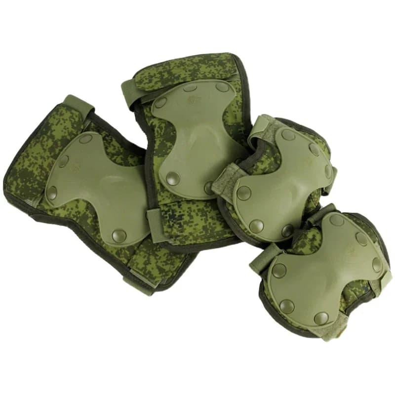 Knee Elbow Pads Russian 6B51 Protective Gear EMR Digital Flora Russian Spetsnaz Camo