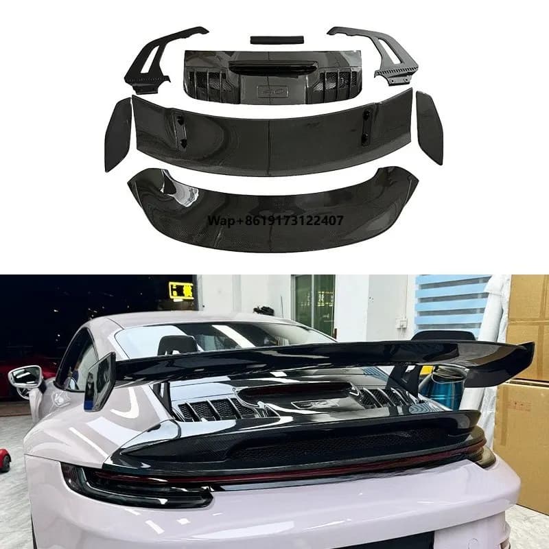 2020-2023 Car Modification for Carbon Fiber Tail Decorative Panel Upgrade for 911 992