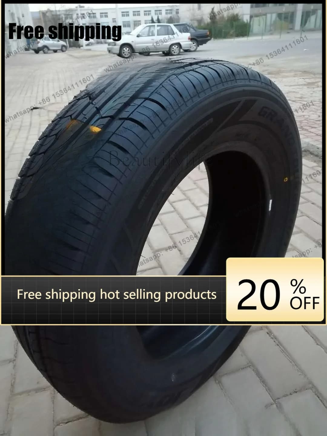 Auto parts, high quality, tires 205 215 225 235 245 265 275 285/5560 6570R15 16 17