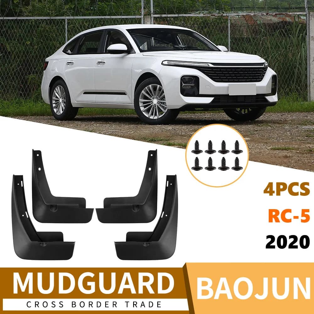 For Baojun RC-5 2020 car fender soft rubber tile front and rear RC5 4runner accessories car accessories