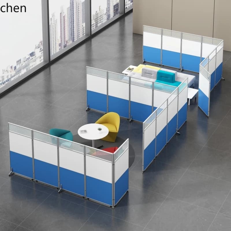 DSA Factory Workshop Warehouse Mobile Partition Wall Office Screen Folding Activity Partition Board Divider