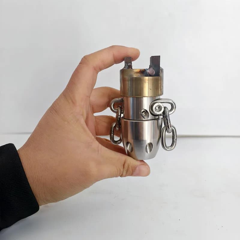 0.5KG rotating stainless steel pagoda chain nozzle dredging cleaning sewer pipe grease dredging machine accessories