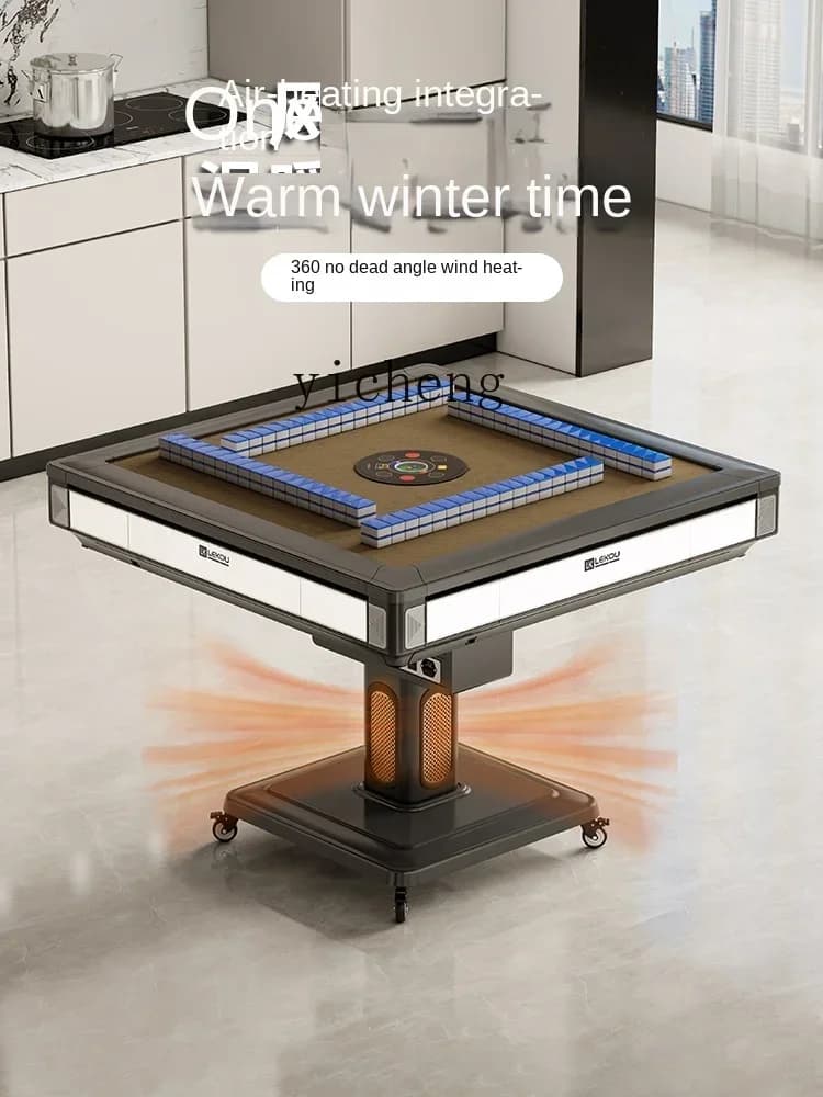 u12 Automatic Mahjong Machine Folding Four-Mouth Machine Dining Table Dual-Use Household Smart Bass Mahjong Table