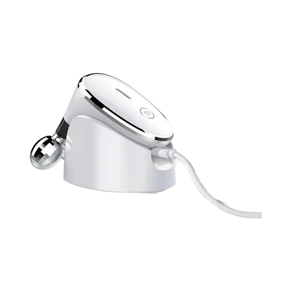 USB Rechargeable EMS Face Neck Lifting Massager with Base Home Anti-Wrinkle Vibration Beauty Device